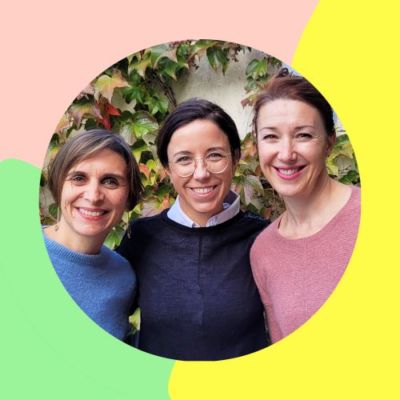 Laurence, Stéphanie et Aude, les 3 fondatrices de l'association suisse Mettons le Couvert