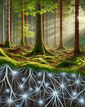 Mycélium, réseau des guides de bains de forêt